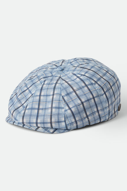 Brixton Brood Snap Cap Blue Window Plaid