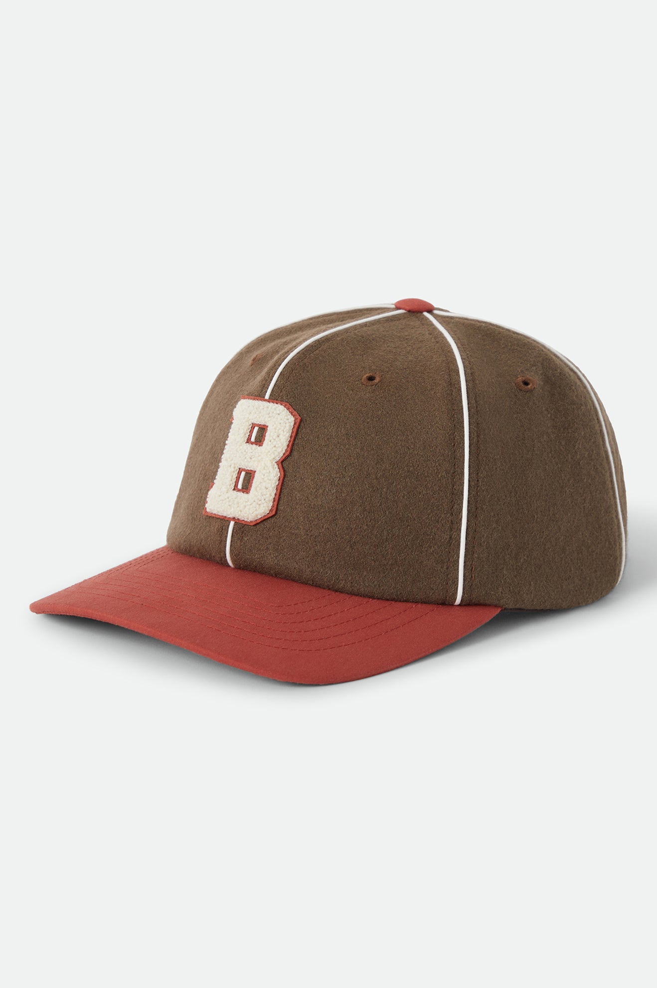 Brixton Big B MP Adjustable Cap Walnut Brown/Red Earth