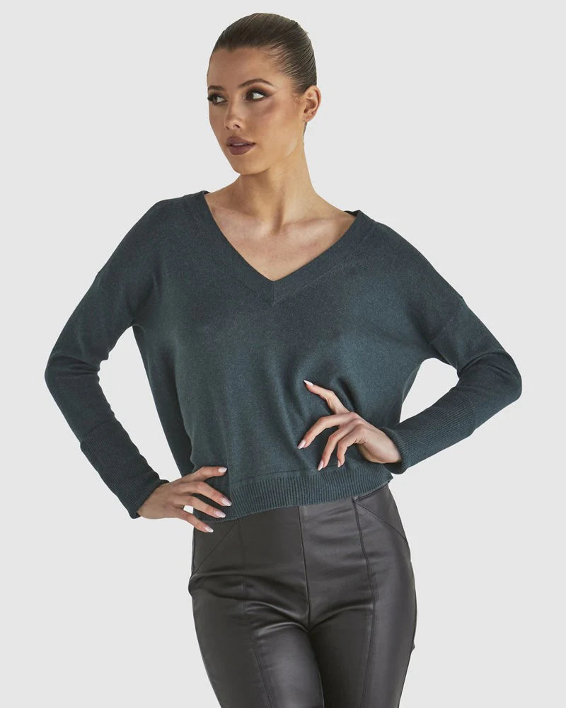 Fate + Becker Leonardo Knit Moss Green
