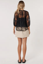 Load image into Gallery viewer, Fate + Becker Odyssey Lace Blouse Black
