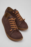 Camper Peu Leather Sneakers Syrup Brown Nubuck