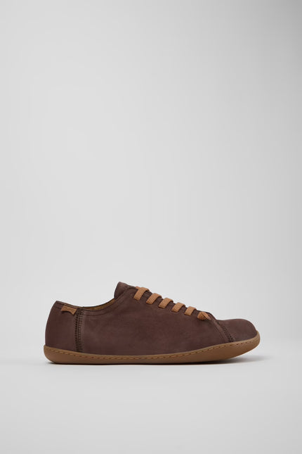 Camper Peu Leather Sneakers Syrup Brown Nubuck