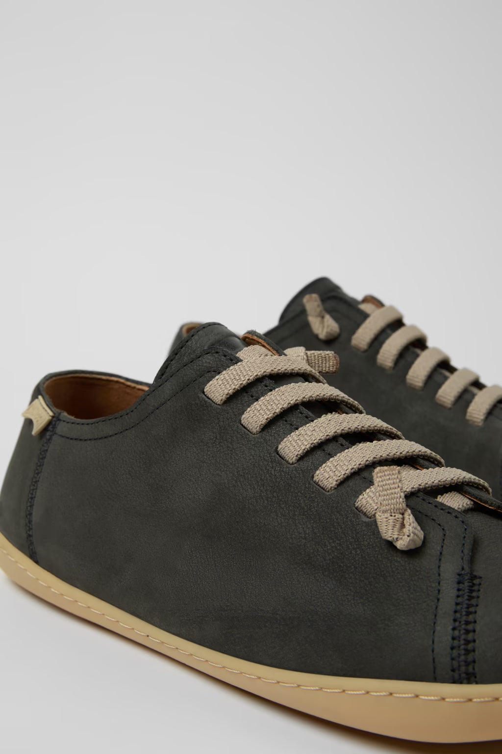 Camper Peu Leather Sneakers Meteor Grey Nubuck