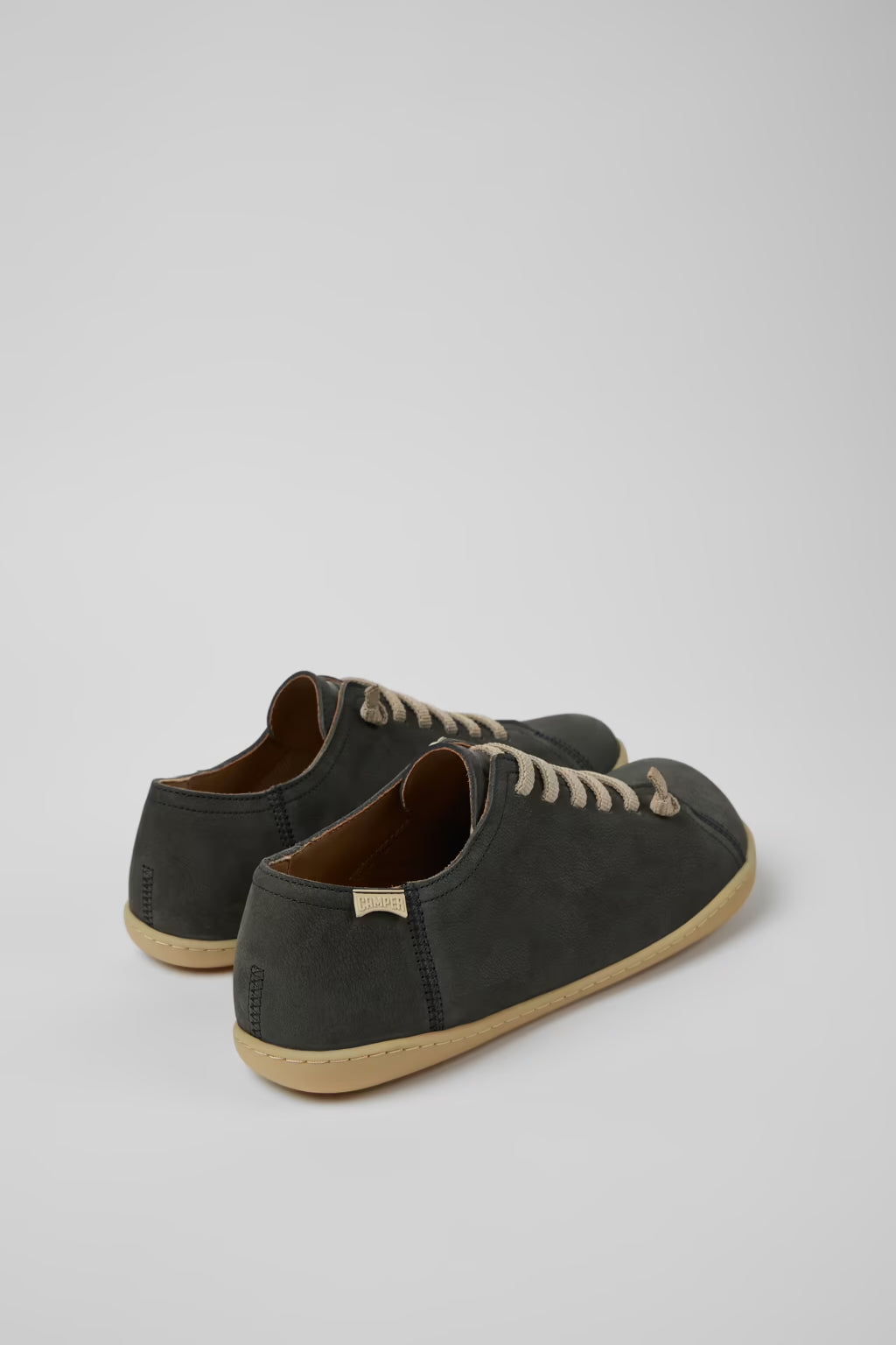 Camper Peu Leather Sneakers Meteor Grey Nubuck