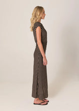 Load image into Gallery viewer, Fate + Becker Everlyn Metallic Jersey Dress Black Multi
