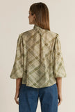 Fate + Becker Pussybow Blouse Moss Green