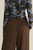 Fate+Becker Roan Pleat Front Pant Chocolate