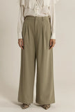 Fate + Becker Roan Pleat Front Pant Sage Green