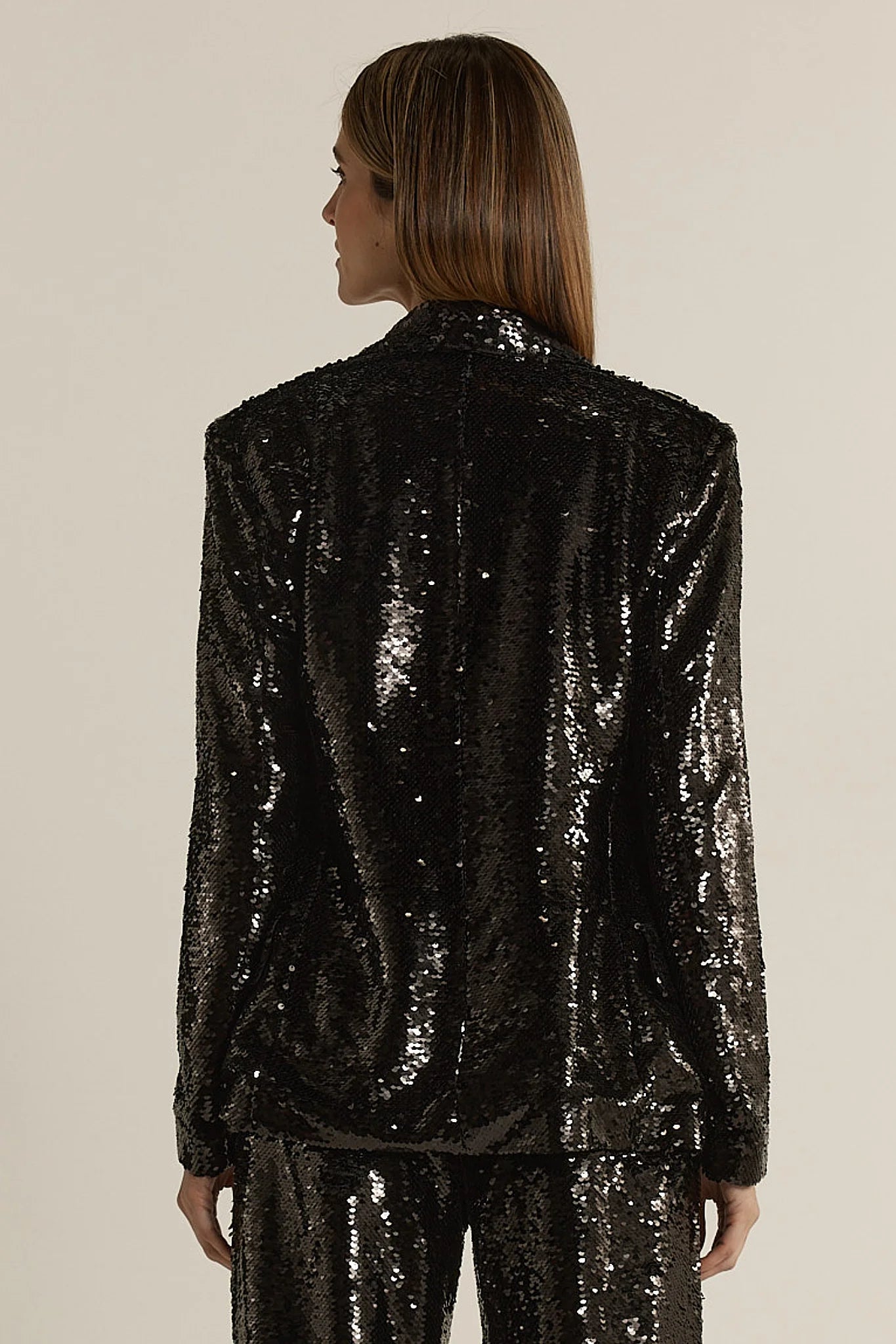 Fate + Becker Rayne Sequin Blazer Black