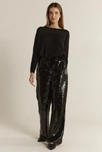 Load image into Gallery viewer, Fate + Becker Rayne Sequin Pants Black
