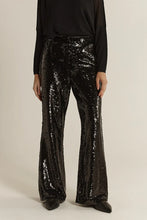 Load image into Gallery viewer, Fate + Becker Rayne Sequin Pants Black
