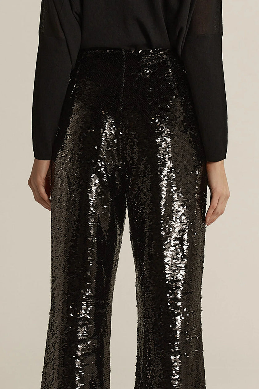 Fate + Becker Rayne Sequin Pants Black