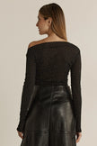 Fate + Becker Sora Studded Top Black