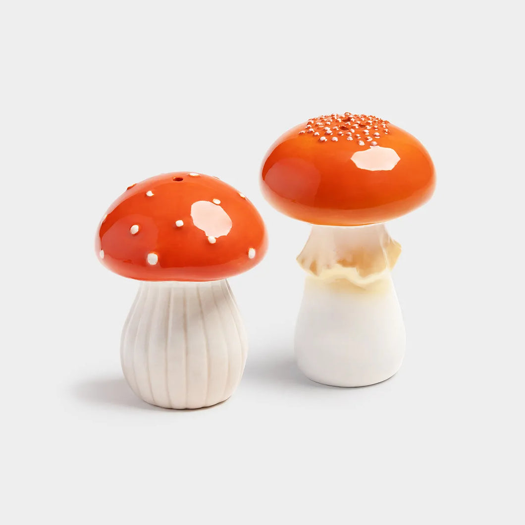 &k Amsterdam Salt & Pepper Shakers Mushroom