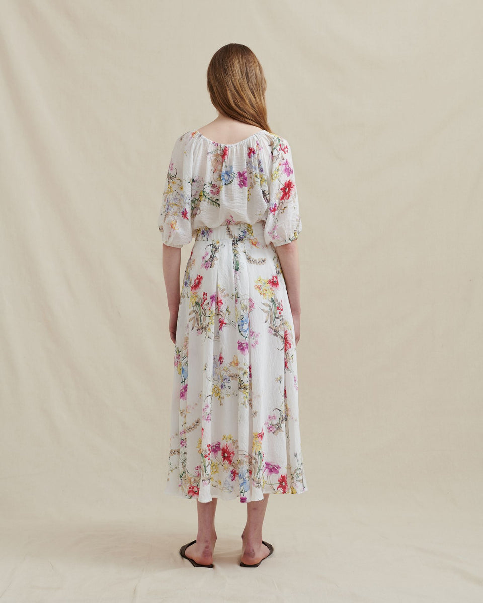 Analia Charlotte Midi Skirt Wildflower – Miss Gladys Sym Choon