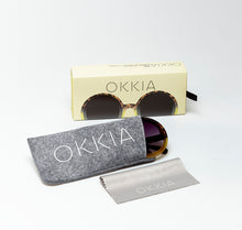 Load image into Gallery viewer, OKKIA OK014 Monica Sunglasses Havana/ Yellow
