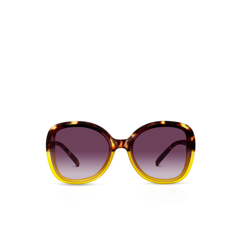OKKIA OK019 Anna Sunglasses Havana/Yellow