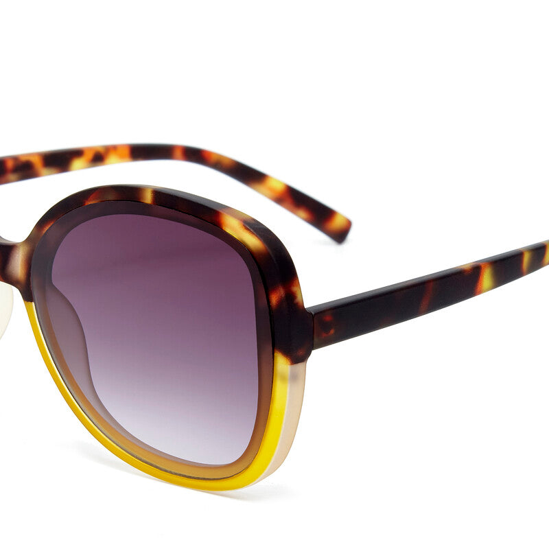 OKKIA OK019 Anna Sunglasses Havana/Yellow