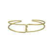 Tiger Tree Gold Center Link Cuff