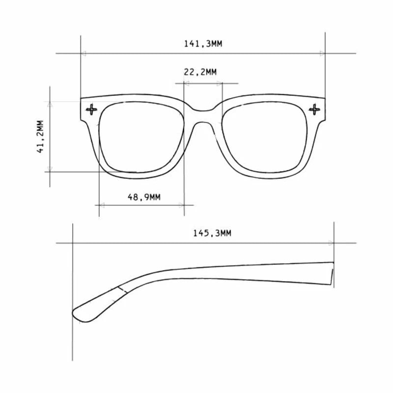 OKKIA OK017 Giovanni Reading Glasses with MagFrame Nero