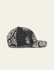 Les Deux Paisley AOP Baseball Cap Tap Shoe Black