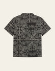 Les Deux Paisley AOP SS Shirt Tap Shoe Black