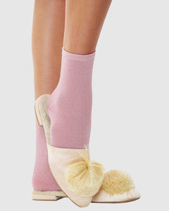 High Heel Jungle Glitterati Socks Pink
