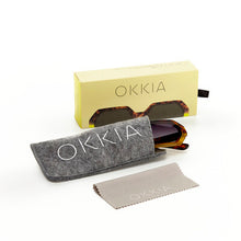 Load image into Gallery viewer, OKKIA OK022 Andrea Sunglasses Havana/ Yellow
