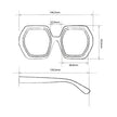 OKKIA OK015 Emma Sunglasses Havana/ Yellow