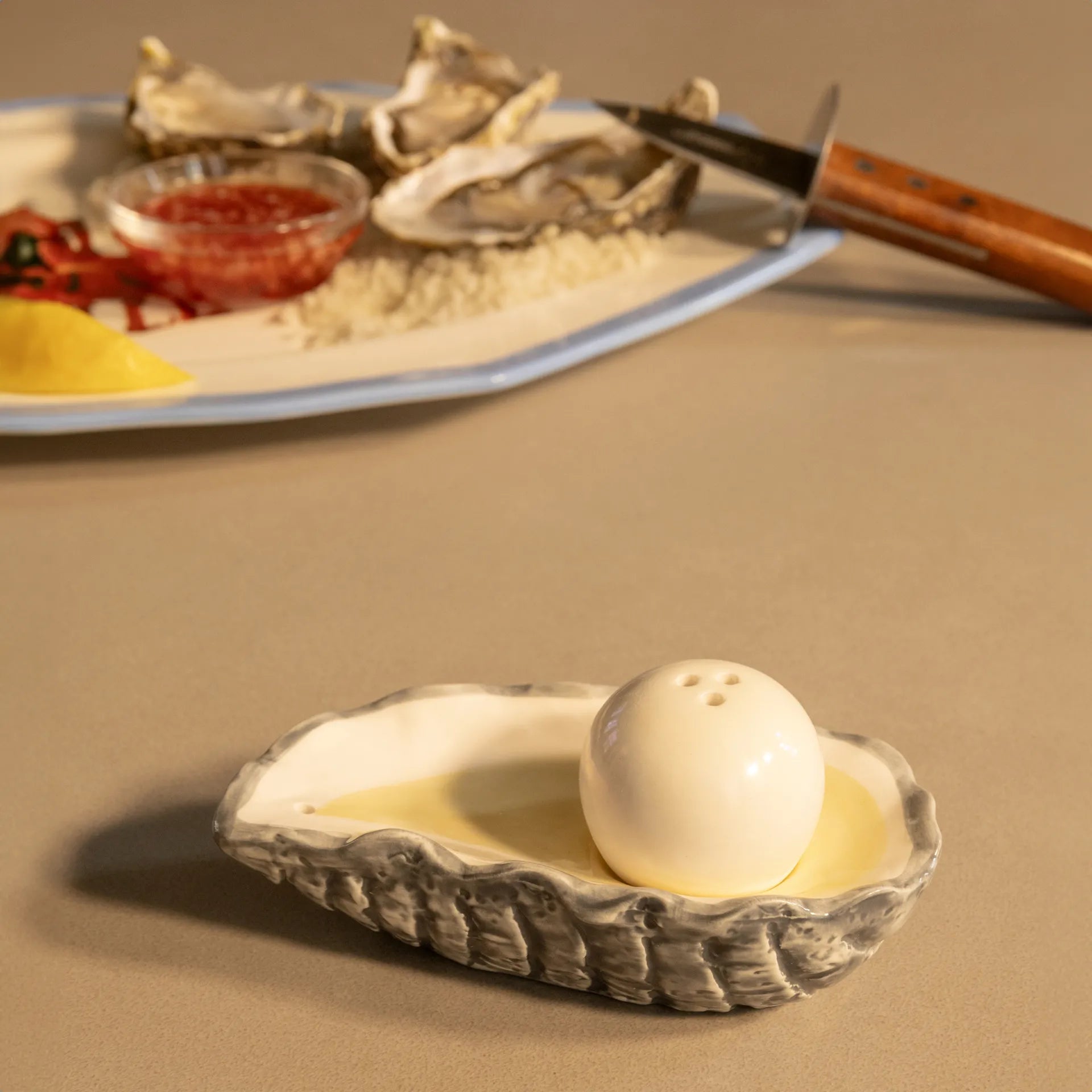 &klevering Amsterdam Salt & Pepper Shakers Oyster