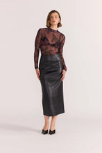 Load image into Gallery viewer, Staple The Label Edie PU Midi Skirt Black
