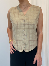 Load image into Gallery viewer, Barry Made Cooper Vest Camel Check
