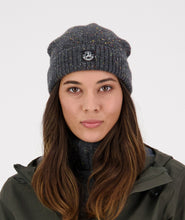 Load image into Gallery viewer, Swanndri South Rd Waffle Beanie Charcoal
