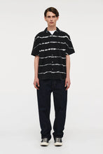 Load image into Gallery viewer, Neuw Denim Dye Stripe SS Shirt Black

