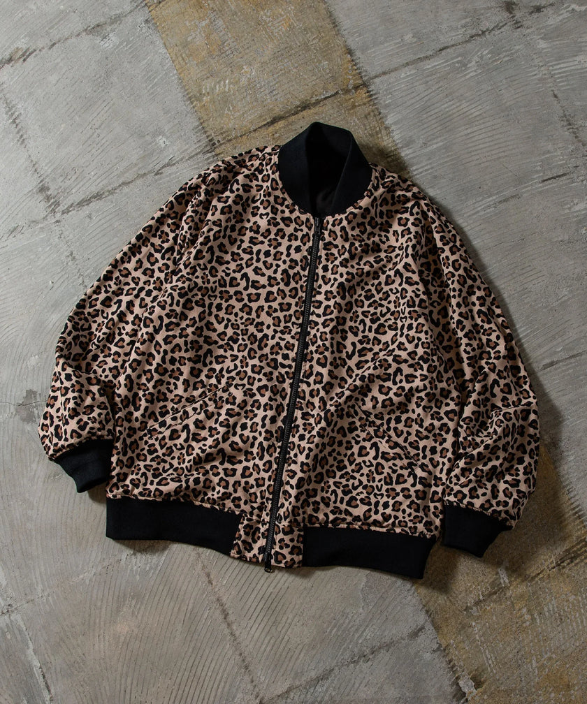 Taion Non-Down Reversible SKA Jacket Leopard/Black