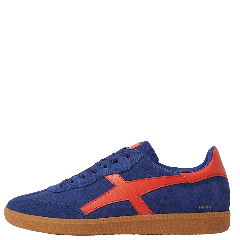 Goodsole Crossroads Sneaker Navy/Red Suede