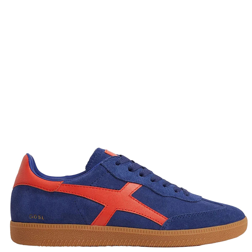 Goodsole Crossroads Sneaker Navy/Red Suede