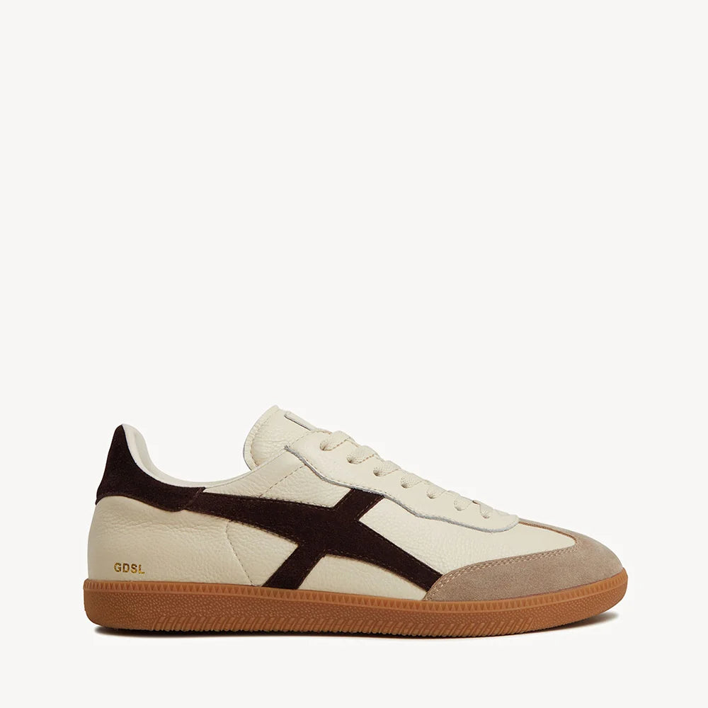 Goodsole 2001 Crossroads Sneakers Ivory/ Coffee Leather