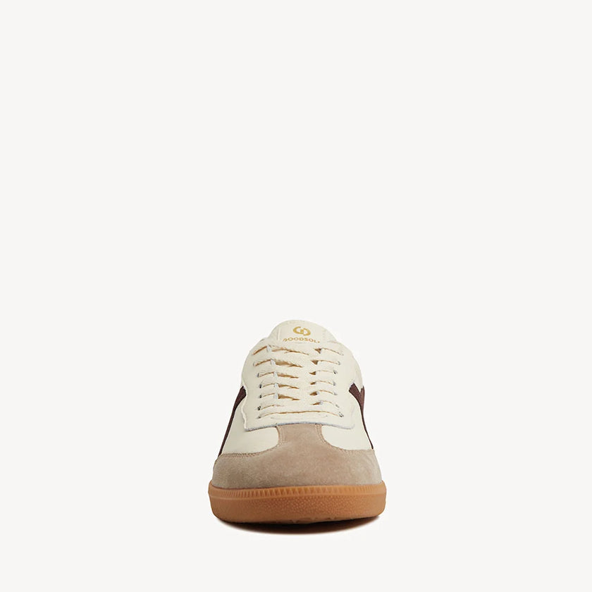 Goodsole 2001 Crossroads Sneakers Ivory/ Coffee Leather