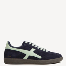 Load image into Gallery viewer, Goodsole Crossroads Sneaker Navy/ Green Suede
