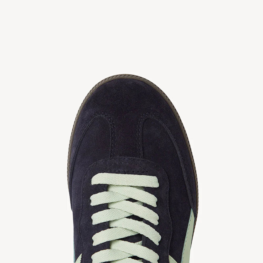Goodsole Crossroads Sneaker Navy/ Green Suede