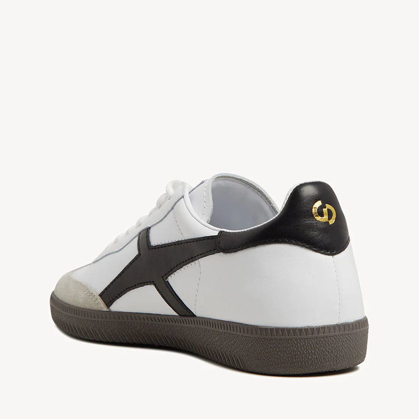 Goodsole Crossroads Sneaker White/ Black Leather