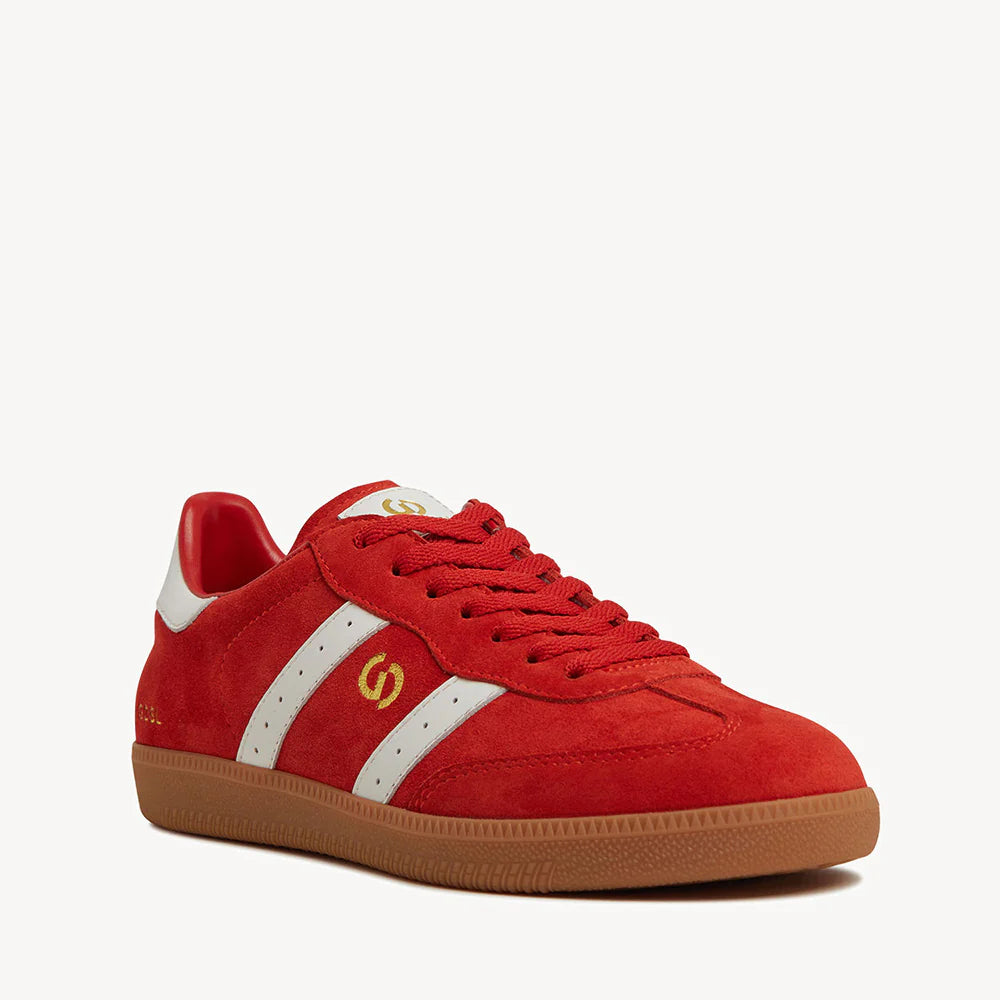 Goodsole 2001 Parallel Sneakers Aurora Red Suede