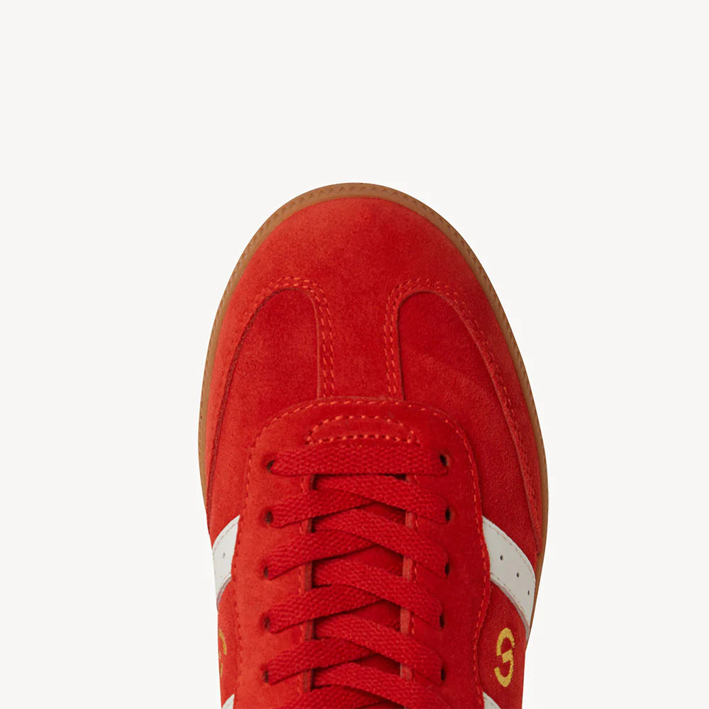 Goodsole 2001 Parallel Sneakers Aurora Red Suede