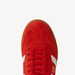 Goodsole 2001 Parallel Sneakers Aurora Red Suede