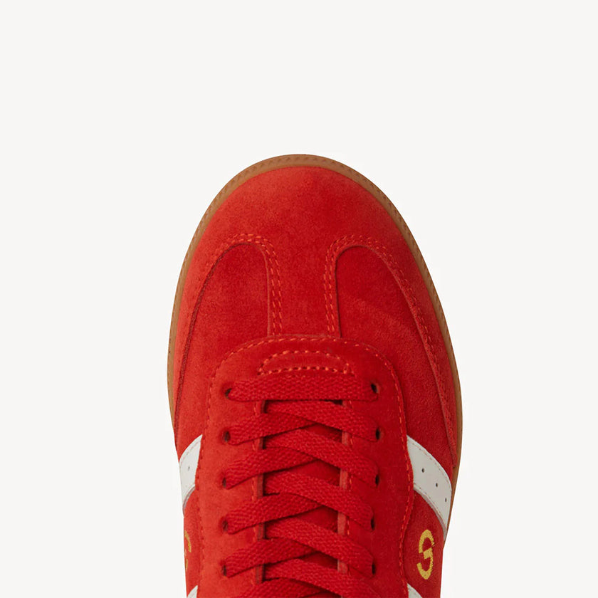 Goodsole 2001 Parallel Sneakers Aurora Red Suede