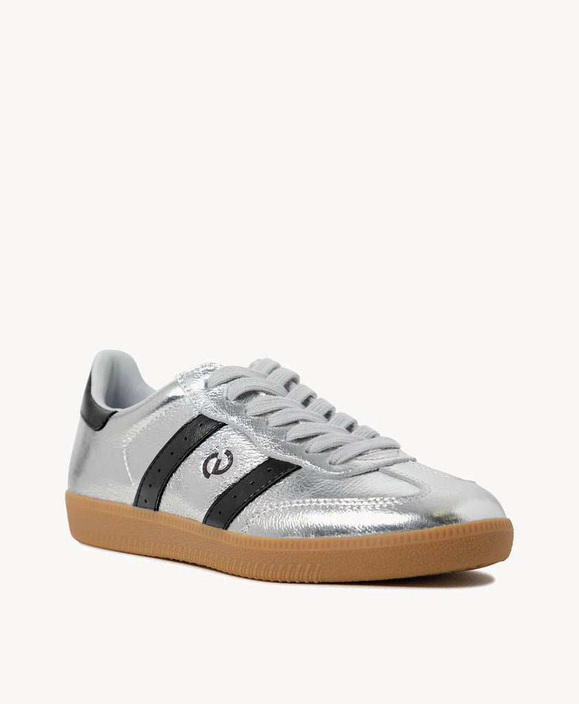 Goodsole 2001 Parallel Sneakers Silver/Black Metallic