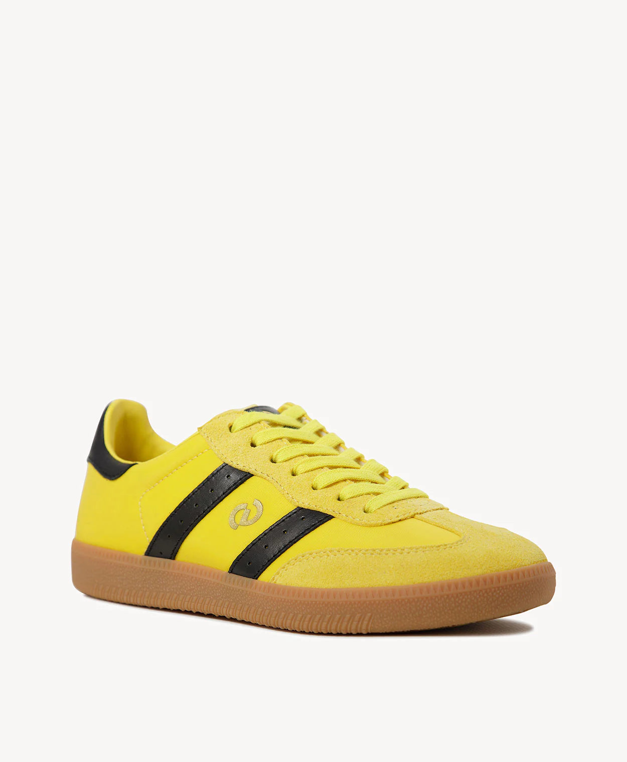 Goodsole 2001 Parallel Sneakers Yellow Nylon/ Black Leather