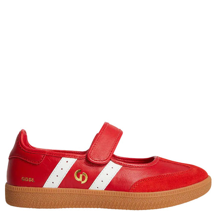 Goodsole 2001 Parlay Ballet Sneakers Red/ White Leather
