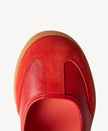 Goodsole 2001 Parlay Ballet Sneakers Red/ White Leather